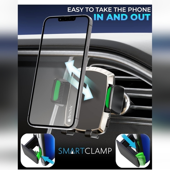 Bestrix Air Vent Phone Holder for Car – 360 Rotation, One-Hand Operation - Picture 5 of 10